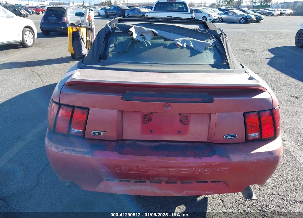 2000 FORD MUSTANG GT VIN: 1FAFP45X4YF154857