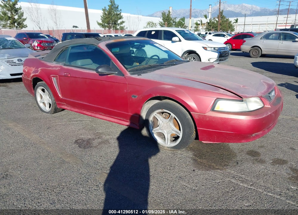 2000 FORD MUSTANG GT VIN: 1FAFP45X4YF154857