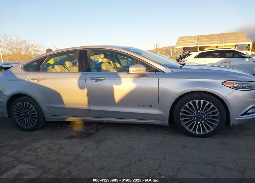 2018 FORD FUSION HYBRID TITANIUM VIN: 3FA6P0RU0JR269845