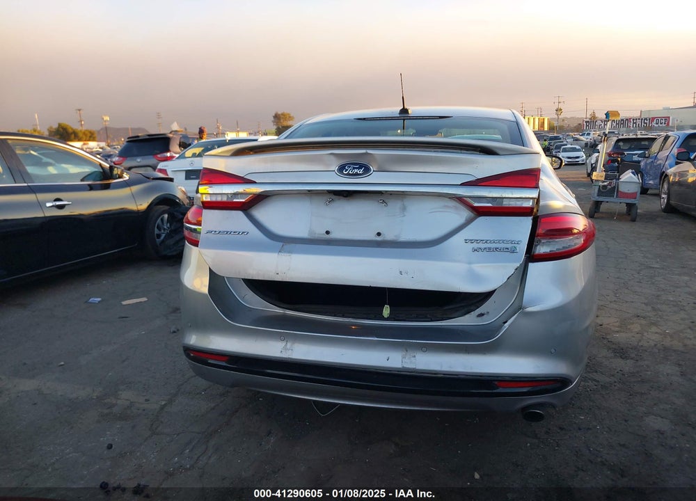 2018 FORD FUSION HYBRID TITANIUM VIN: 3FA6P0RU0JR269845