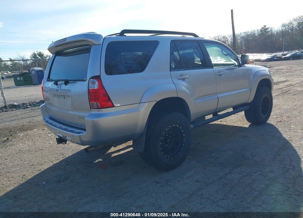 2006 TOYOTA 4RUNNER SR5 SPORT V6 VIN: JTEBU14R068072544