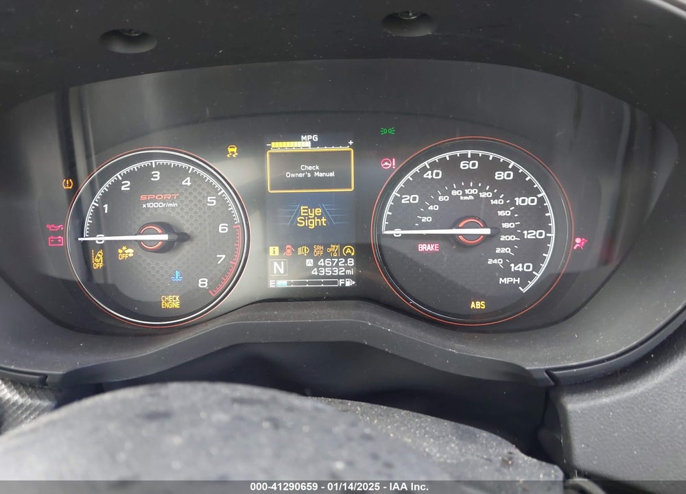 2022 SUBARU FORESTER SPORT VIN: JF2SKAJC8NH467940