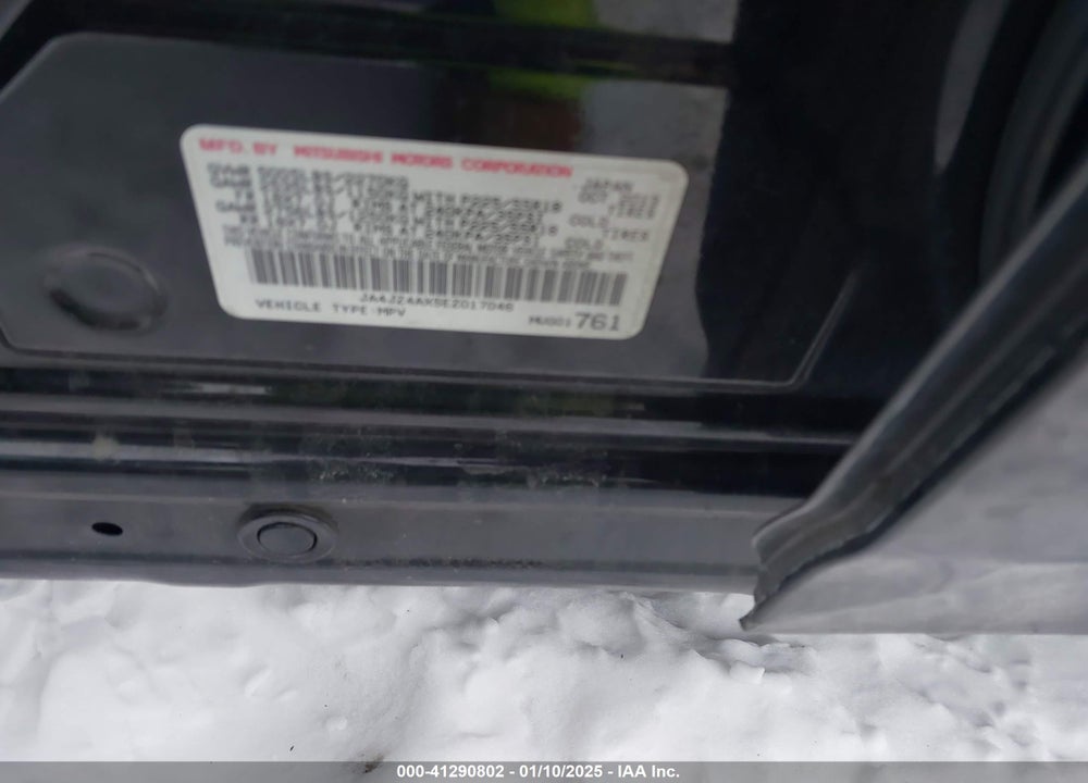2014 MITSUBISHI OUTLANDER GT VIN: JA4JZ4AX5EZ017046