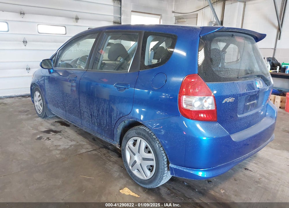 2007 HONDA FIT VIN: JHMGD38487S066479
