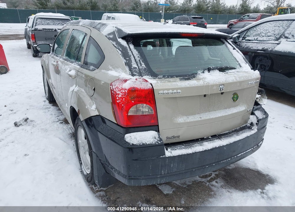 2009 DODGE CALIBER SXT VIN: 1B3HB48A09D198412