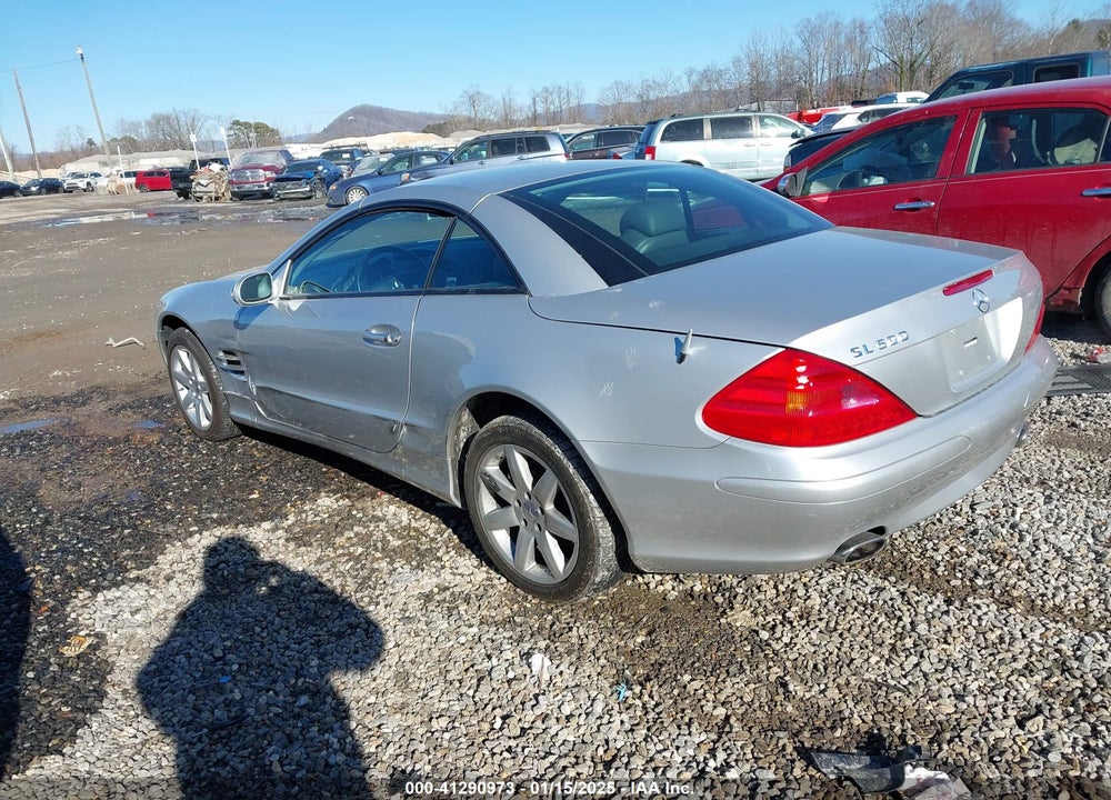 2003 MERCEDES-BENZ SL 500 VIN: WDBSK75F33F005797