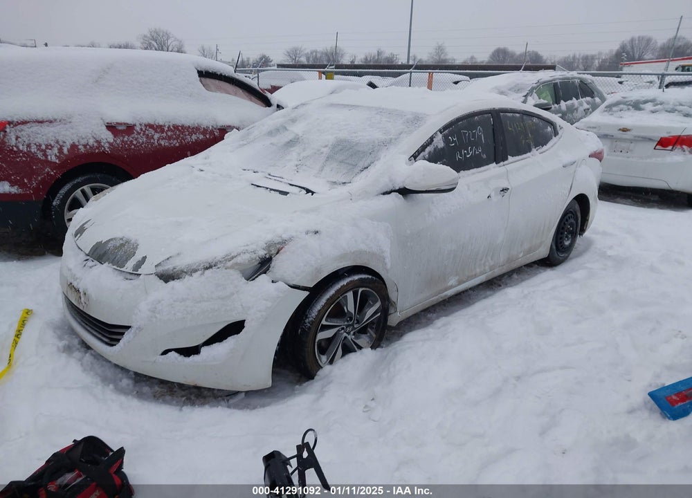 2014 HYUNDAI ELANTRA LIMITED VIN: 5NPDH4AE2EH463862