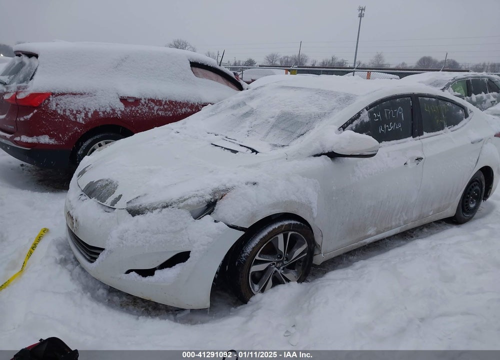 2014 HYUNDAI ELANTRA LIMITED VIN: 5NPDH4AE2EH463862