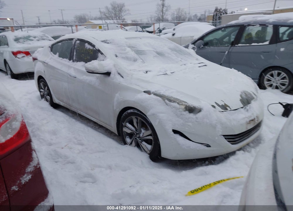2014 HYUNDAI ELANTRA LIMITED VIN: 5NPDH4AE2EH463862
