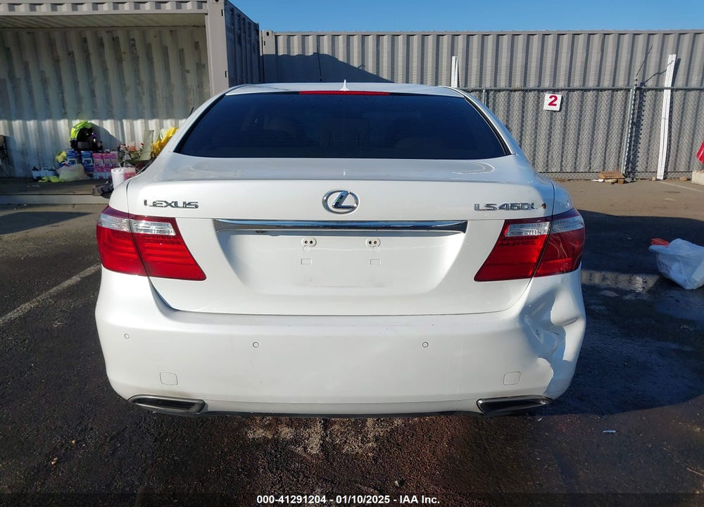2007 LEXUS LS 460 L VIN: JTHGL46F375009070
