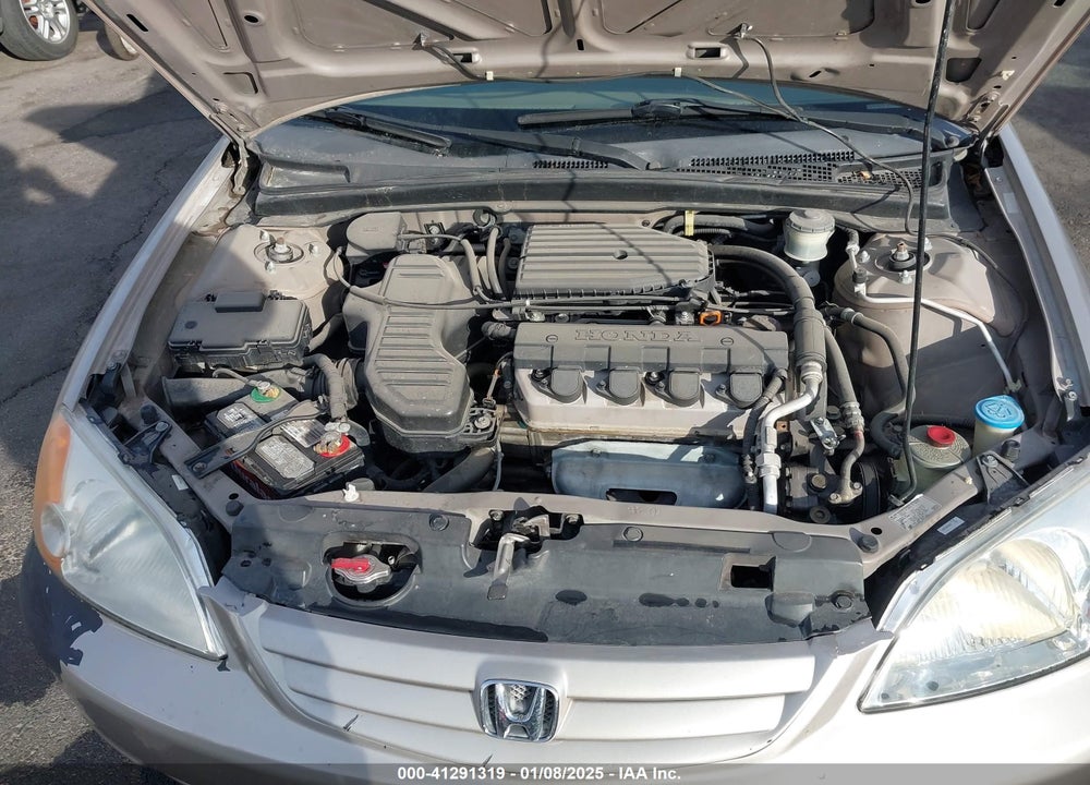 2001 HONDA CIVIC LX VIN: 2HGES16501H612903