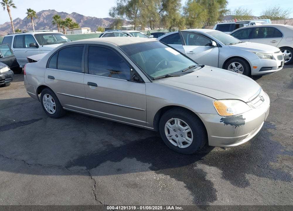 2001 HONDA CIVIC LX VIN: 2HGES16501H612903