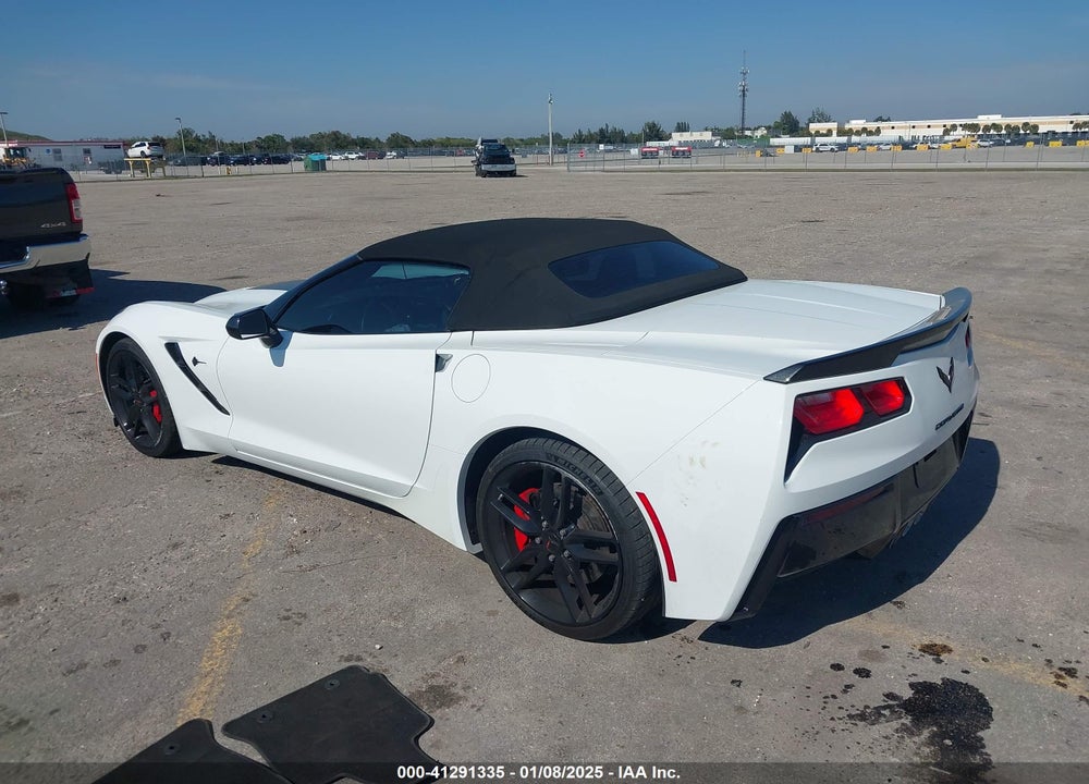 2016 CHEVROLET CORVETTE STINGRAY Z51 VIN: 1G1YJ3D74G5117949