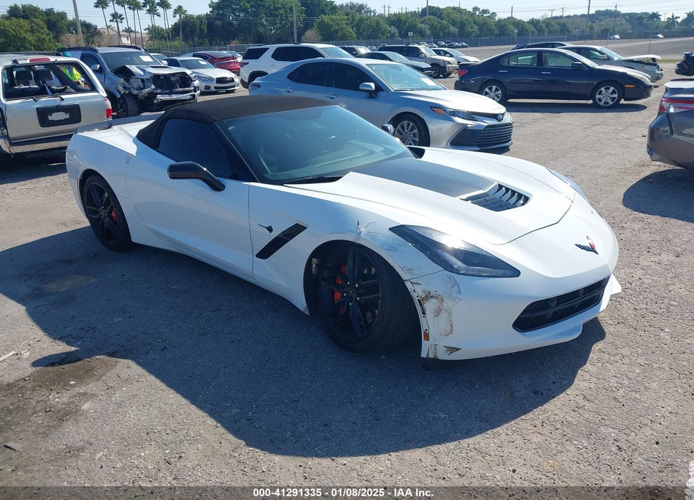 2016 CHEVROLET CORVETTE STINGRAY Z51 VIN: 1G1YJ3D74G5117949