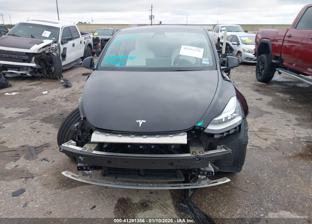 2021 TESLA MODEL Y LONG RANGE DUAL MOTOR ALL-WHEEL DRIVE VIN: 5YJYGAEE9MF303374
