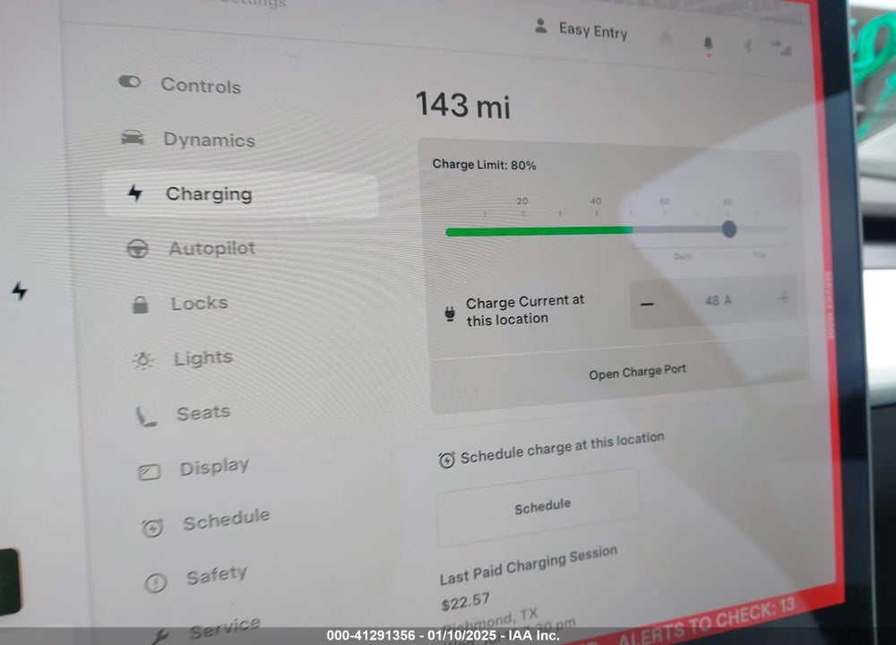 2021 TESLA MODEL Y LONG RANGE DUAL MOTOR ALL-WHEEL DRIVE VIN: 5YJYGAEE9MF303374