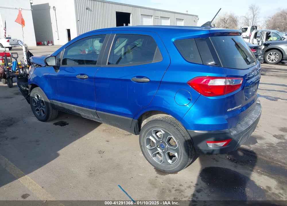 2022 FORD ECOSPORT S VIN: MAJ6S3FL4NC461673