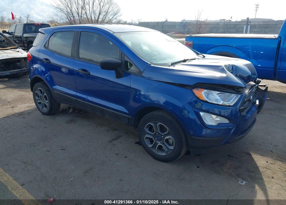 2022 FORD ECOSPORT S VIN: MAJ6S3FL4NC461673