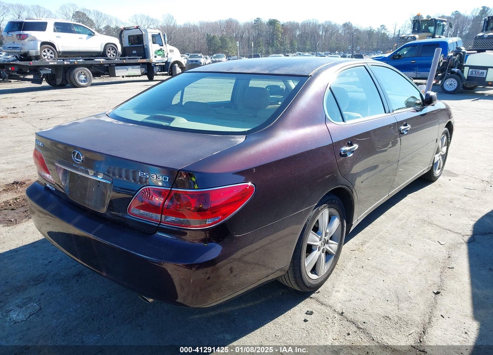 2005 LEXUS ES 330 VIN: JTHBA30G955105598