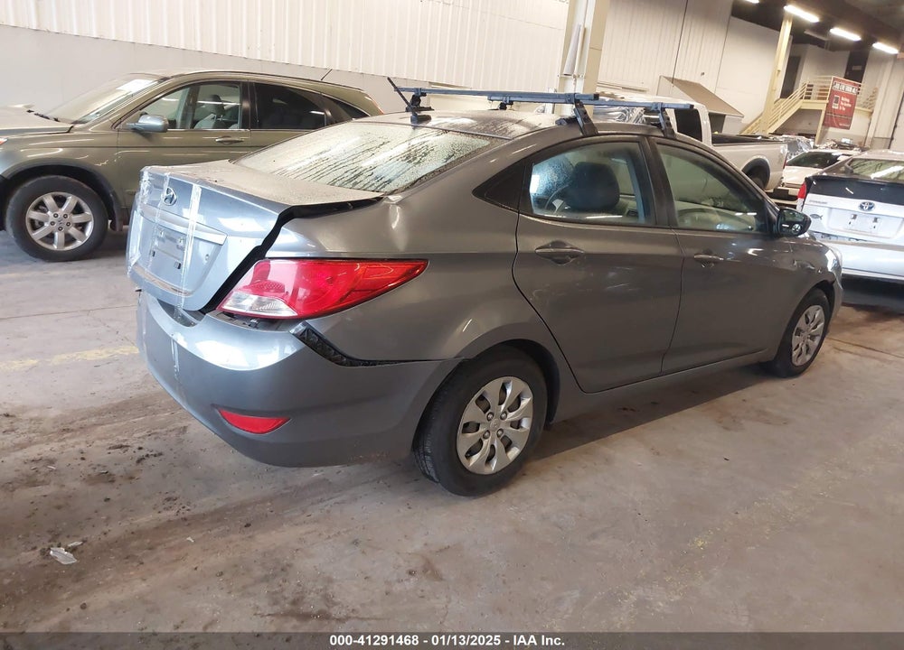 2016 HYUNDAI ACCENT VIN: KMHCT4AEXGU043488