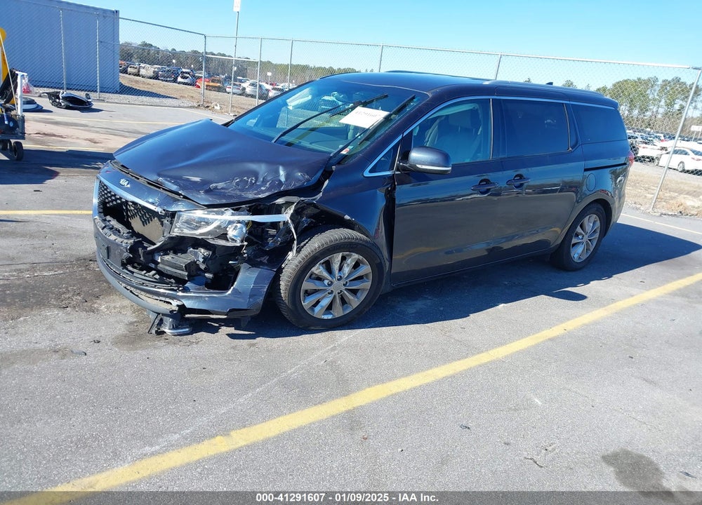 2016 KIA SEDONA EX VIN: KNDMC5C16G6136375
