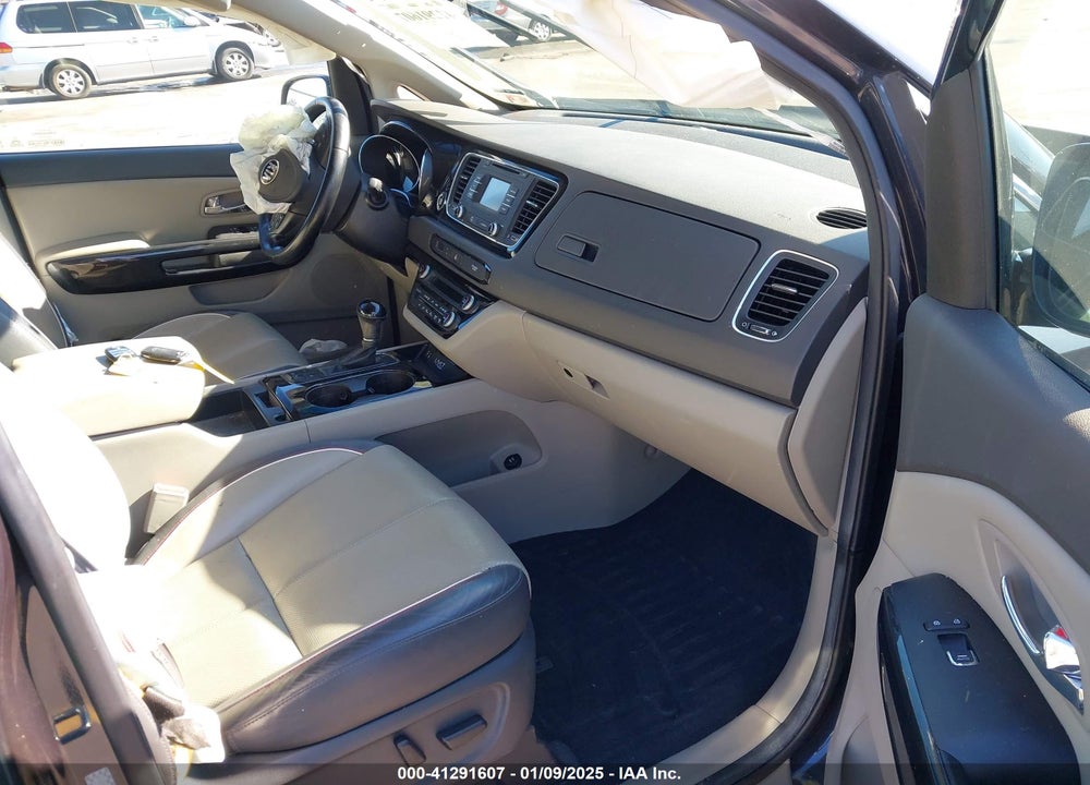 2016 KIA SEDONA EX VIN: KNDMC5C16G6136375