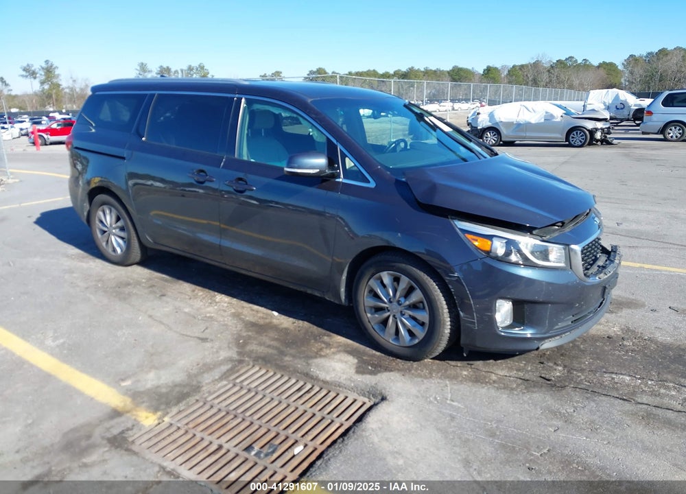 2016 KIA SEDONA EX VIN: KNDMC5C16G6136375