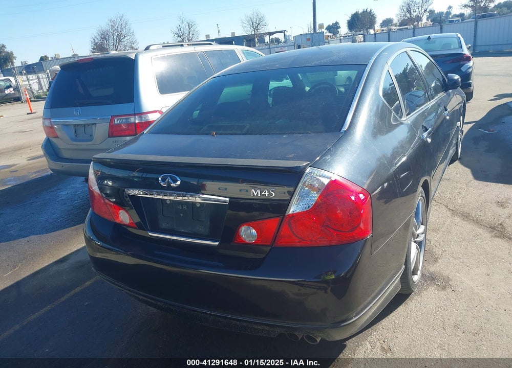 2007 INFINITI M45 SPORT VIN: JNKBY01E87M400465