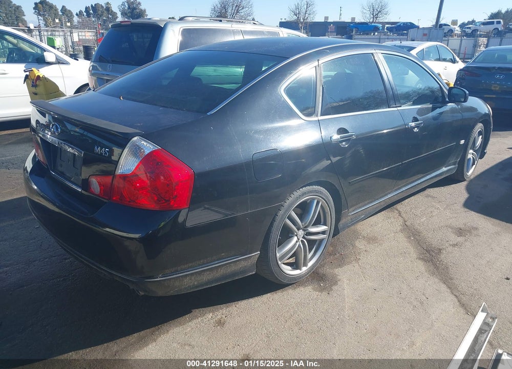 2007 INFINITI M45 SPORT VIN: JNKBY01E87M400465