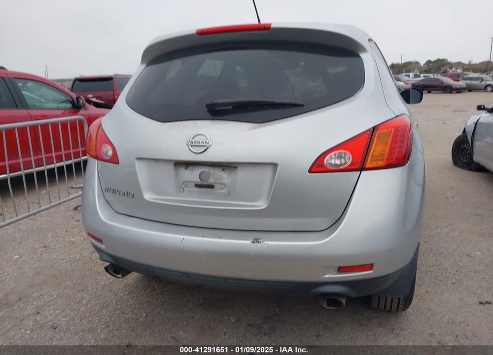 2009 NISSAN MURANO VIN: JN8AZ18U19W102154