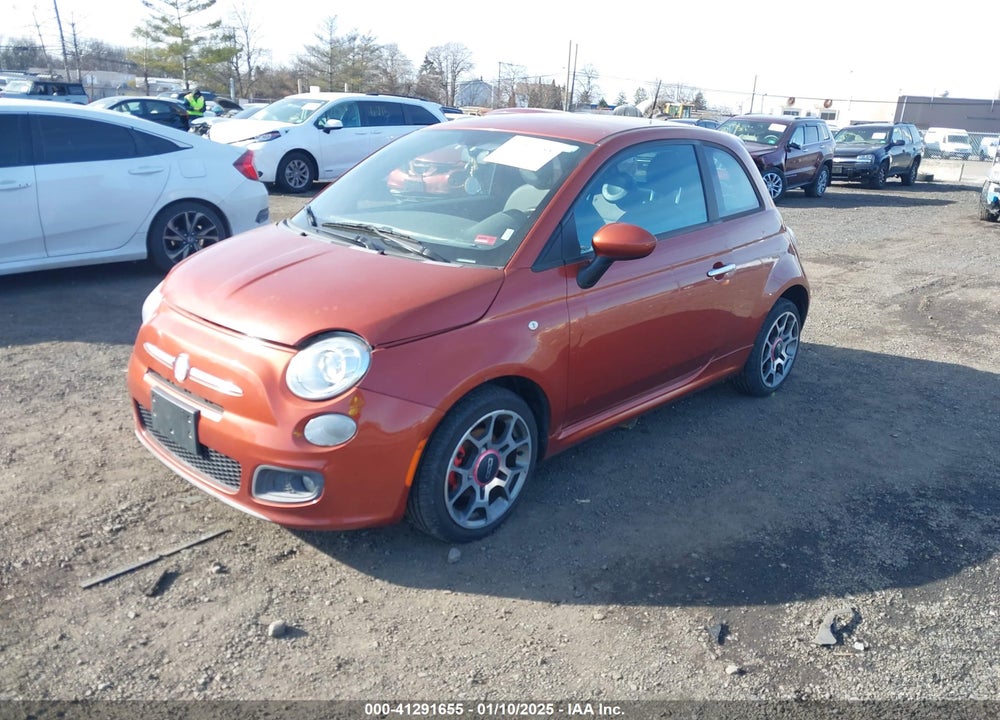 2012 FIAT 500 SPORT VIN: 3C3CFFBR1CT381329