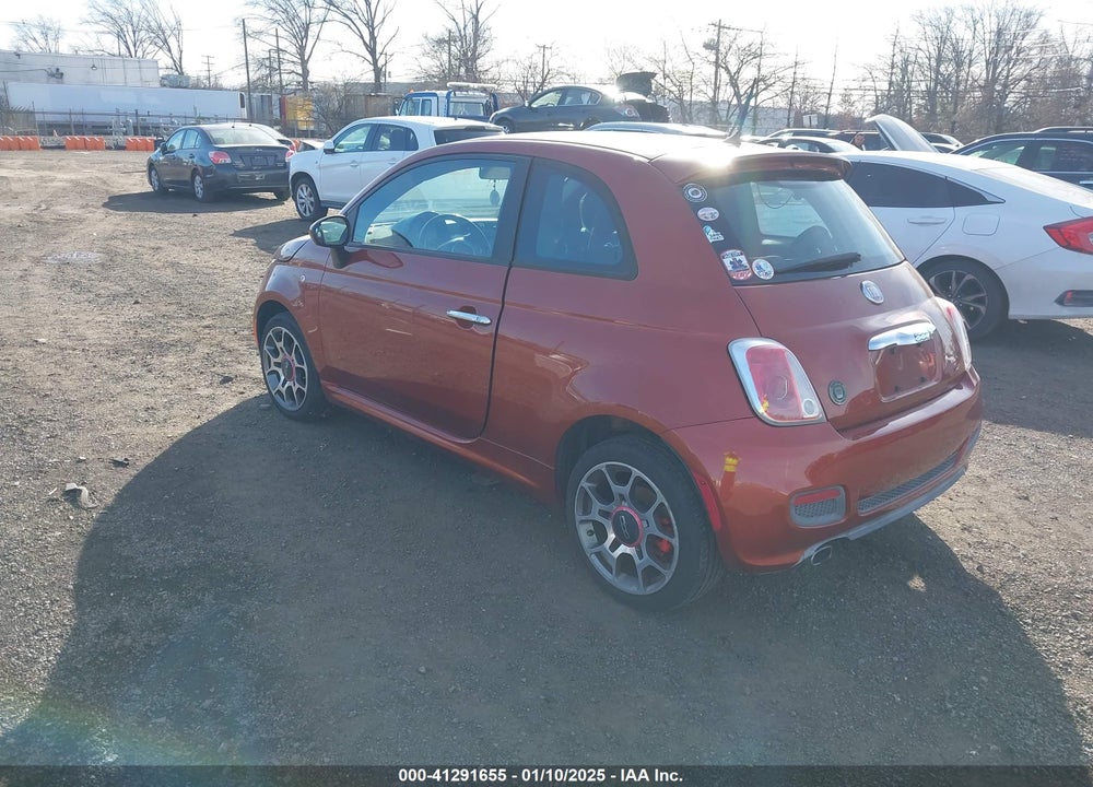 2012 FIAT 500 SPORT VIN: 3C3CFFBR1CT381329