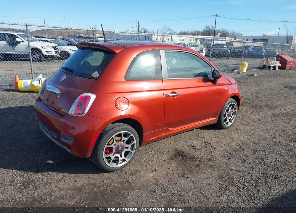 2012 FIAT 500 SPORT VIN: 3C3CFFBR1CT381329