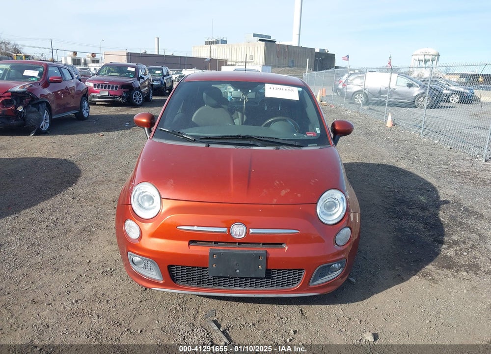 2012 FIAT 500 SPORT VIN: 3C3CFFBR1CT381329