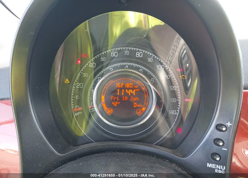 2012 FIAT 500 SPORT VIN: 3C3CFFBR1CT381329