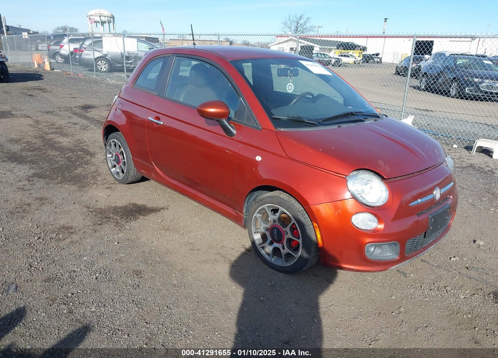 2012 FIAT 500 SPORT VIN: 3C3CFFBR1CT381329