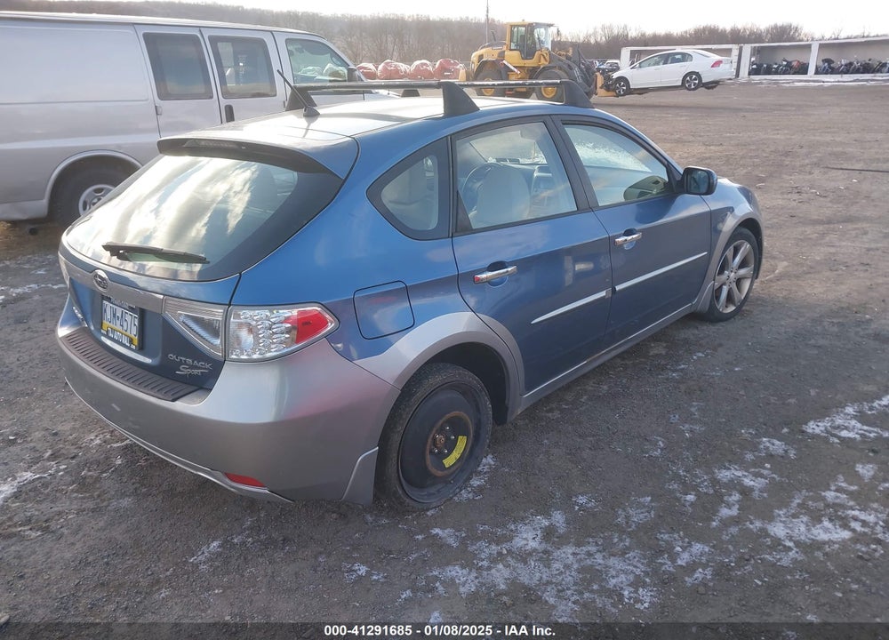 2009 SUBARU IMPREZA OUTBACK SPORT VIN: JF1GH63639H800614