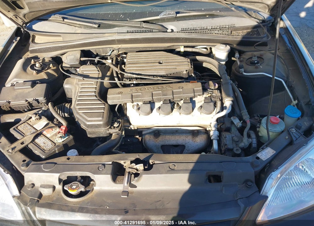 2002 HONDA CIVIC LX VIN: 2HGES165X2H592189