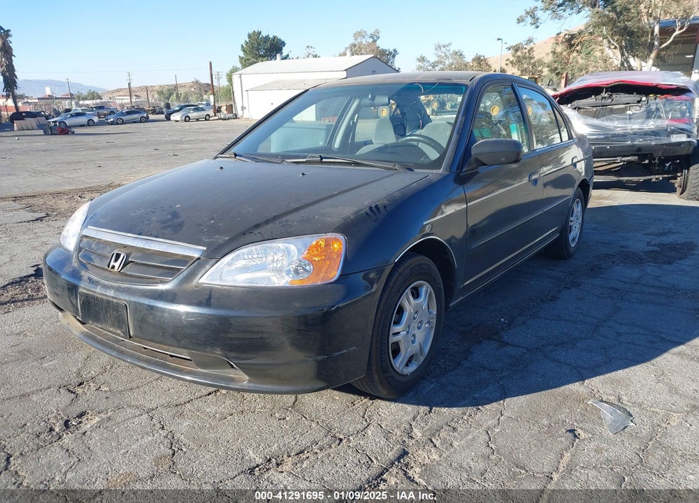 2002 HONDA CIVIC LX VIN: 2HGES165X2H592189
