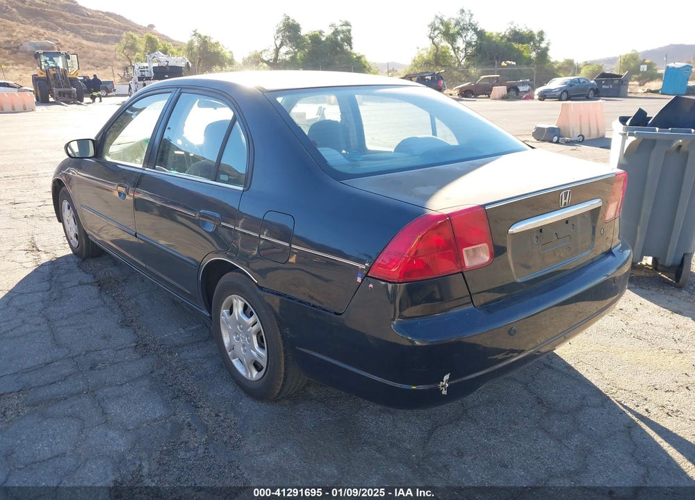 2002 HONDA CIVIC LX VIN: 2HGES165X2H592189