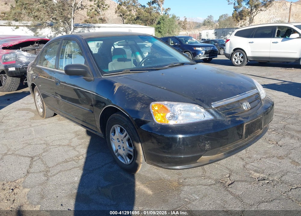 2002 HONDA CIVIC LX VIN: 2HGES165X2H592189