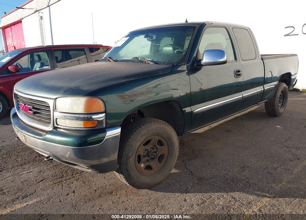2002 GMC SIERRA 1500 SLE VIN: 2GTEK19T521282176