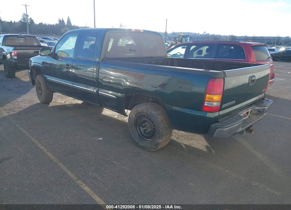 2002 GMC SIERRA 1500 SLE VIN: 2GTEK19T521282176
