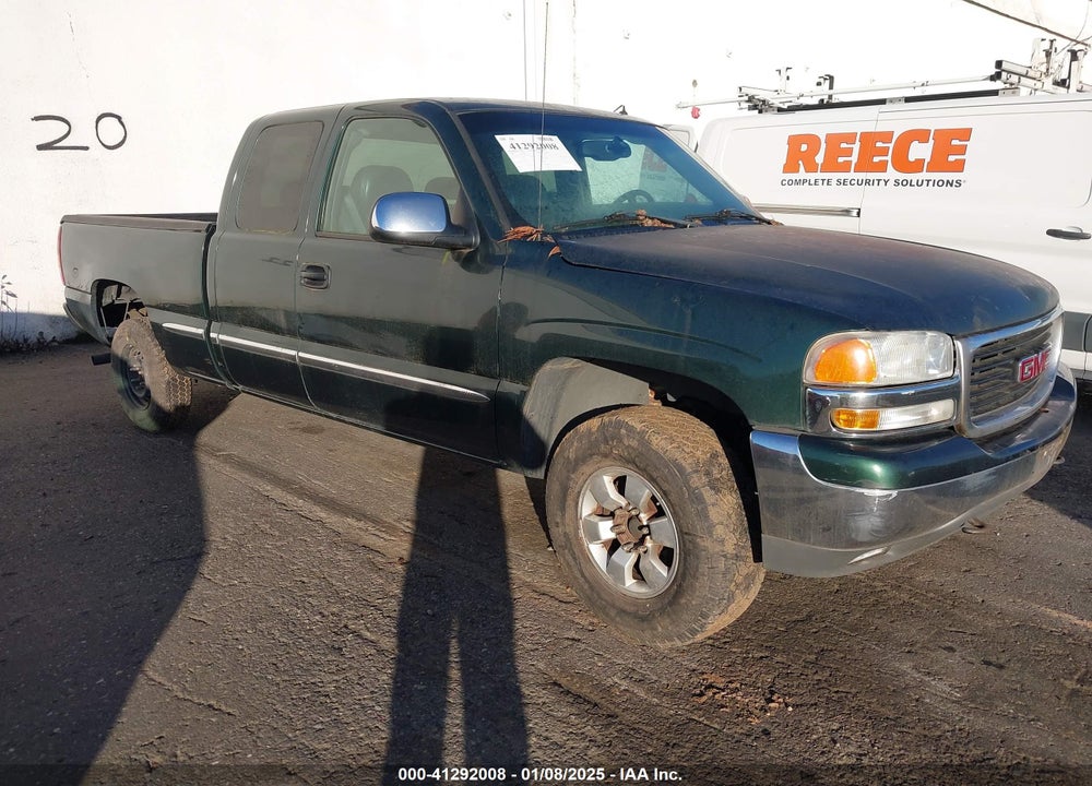 2002 GMC SIERRA 1500 SLE VIN: 2GTEK19T521282176