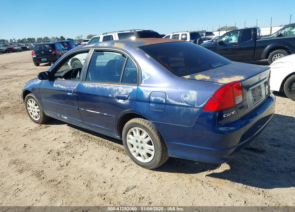 2005 HONDA CIVIC LX/LX SE VIN: 2HGES16565H612863