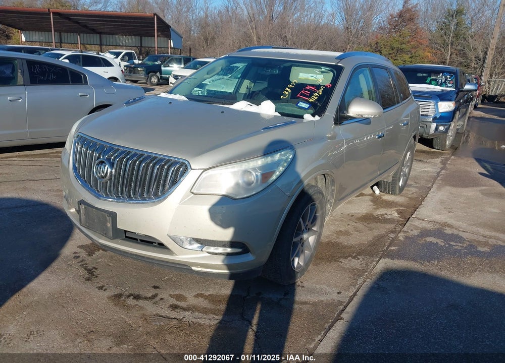 2014 BUICK ENCLAVE LEATHER VIN: 5GAKRBKDXEJ288977