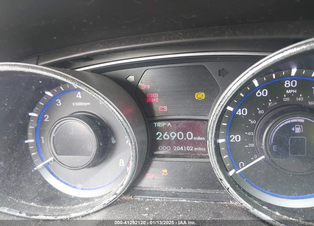 2013 HYUNDAI SONATA VIN: 5NPEB4AC6DH772768