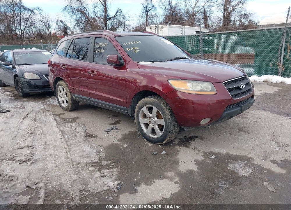 2008 HYUNDAI SANTA FE LIMITED/SE VIN: 5NMSH73E78H139930