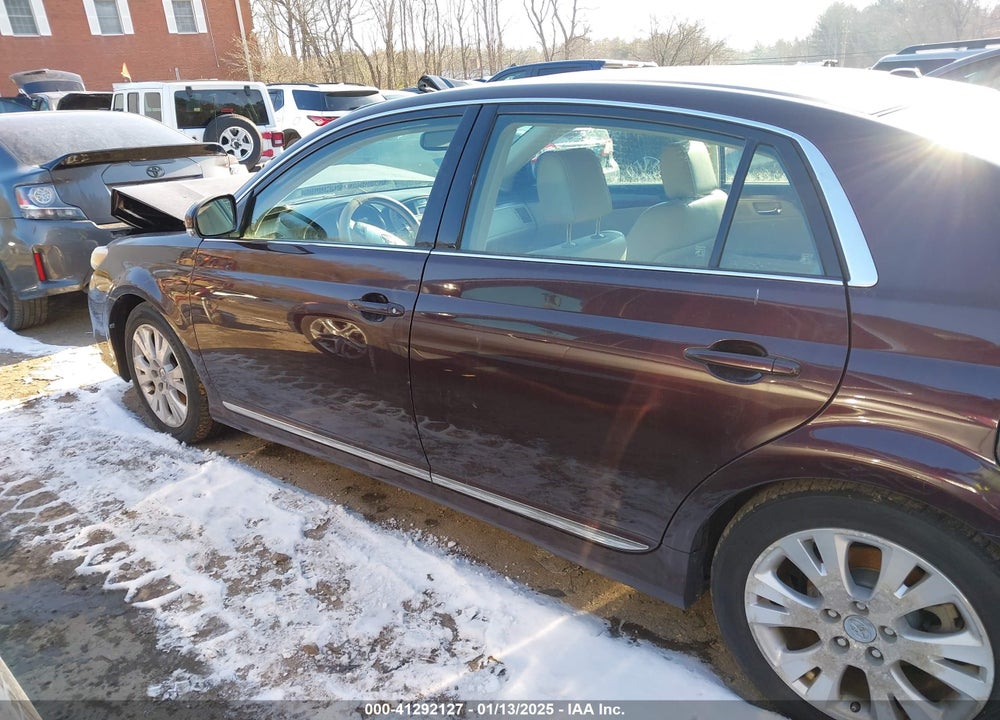 2011 TOYOTA AVALON VIN: 4T1BK3DB8BU408267