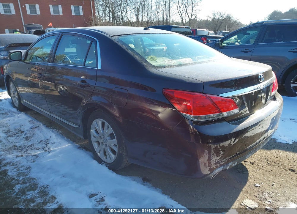 2011 TOYOTA AVALON VIN: 4T1BK3DB8BU408267